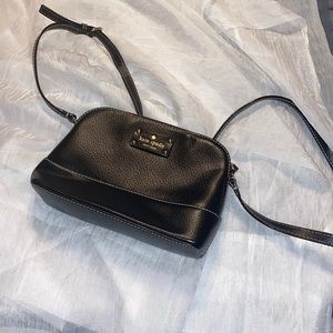 Kate Spade Black Crossbody Like New Leather